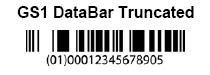GS1 DataBar Truncated